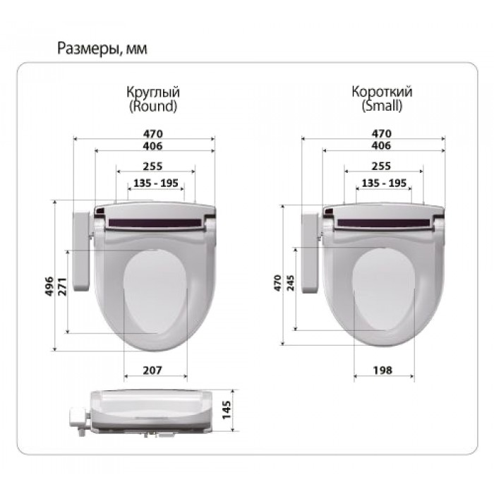 Размеры биде фото