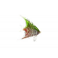 Статуэтка «Рыба» зелено-красная F6902