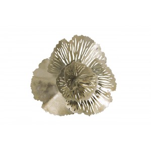 Декор настенный «Цветок» серебристый 37SM-1363-F1