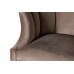 Кресло серое низкое велюровое ZW-857 GRE