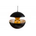 Светильник подвесной металлический черный с золотом 60GD-9064L-BL