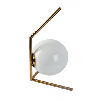 Лампа настольная «Шар» (белое стекло) 60GD-9137T1