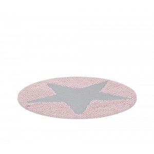 Коврик для ванной комнаты Star розовый O 80 см 712907