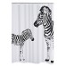 Штора для ванных комнат Zebra белый/черный 180Х200 42311