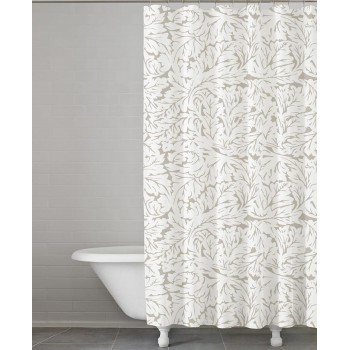 Шторка для ванной Kassatex Foglia Taupe SFG-115-T Шторка для ванной Kassatex Foglia Taupe SFG-115-T