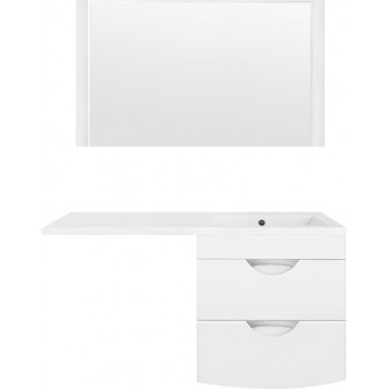 Мебель для ванной Style Line Жасмин-2 60 Люкс Plus, белая, для стиральной машины