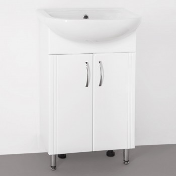 Тумба с раковиной Style Line Эко Стандарт №9 50 белая Тумба с раковиной Style Line Эко Стандарт №9 50 белая