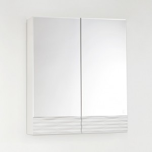 Зеркало-шкаф Style Line Ассоль 60 Люкс, техно платина