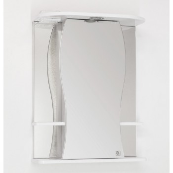 Зеркало-шкаф Style Line Эко Волна Лорена 55/С белый