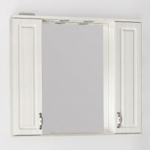 Зеркало-шкаф Style Line Олеандр-2 90/С Люкс, рельеф пастель