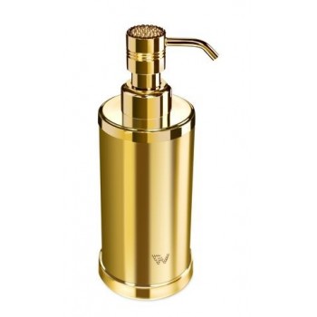Дозатор для жидкого мыла золото Windisch Starlight Round 90504O
