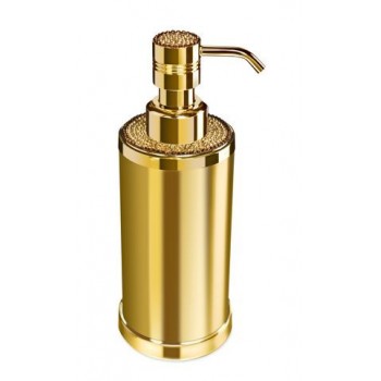 Дозатор для жидкого мыла золото Windisch Starlight Round 90505O