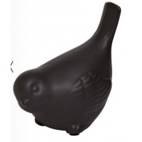 Статуэтка птичка, керамическая темно-коричневая Garda Decor 10K8740