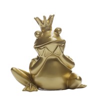 Статуэтка "Лягушка-Королева" (золотая) D2020золотая