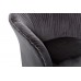 Кресло низкое велюровое серое PJS30801-PJ636