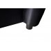 Диван двухместный черный (с подушками) ZW-52802