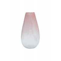 Ваза стеклянная розовая HJ1467-38-R25