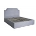 Кровать двуспальная светло-серая велюровая (с подъемным механизмом) N-BS2011-F GR
