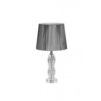 Лампа настольная стеклянная (серебряный абажур) X381207