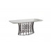Стол обеденный светло-серый (натуральный камень) 45EX-DT122