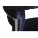 Стул барный темно-синий велюровый (хром) Стул барный темно-синий велюровый (хром)