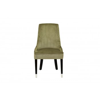Стул Elegante велюровый оливковый Стул Elegante велюровый оливковый
