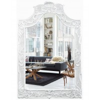 Зеркало в раме Агеда LouvreHome (Gloss white)