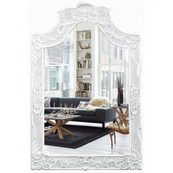 Зеркало в раме Агеда LouvreHome (Gloss white)