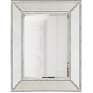 Зеркало в раме Джонатан LouvreHome (Distressed chalk white)