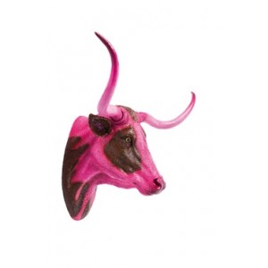 Декоративная фигурка настенная "Ox Pink Голова Коровы" 35349