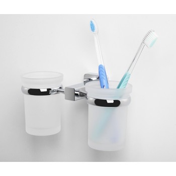 Стакан для зубных щеток двойной WasserKRAFT Lippe К-6528D