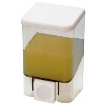 Диспенсер для жидкого мыла настенный Bravo D-SD02 прозрачный (500 мл)