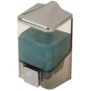 Диспенсер для жидкого мыла настенный D-SD07 прозрачный (500 мл)