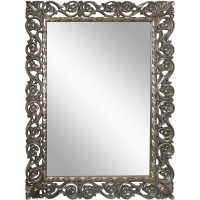 Зеркало в раме LouvreHome Бергамо Florentine Silver/19 серебро LH123S