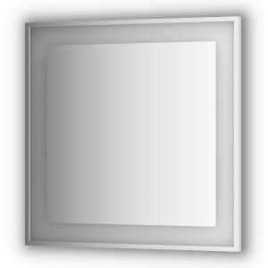 Зеркало в раме с подсветкой LED EVOFORM Ledside BY 2211 (90 x 90)