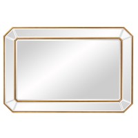 Зеркало в раме LouvreHome Леннокс золотое LHVM555