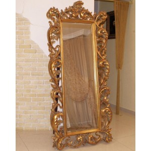 Зеркало напольное в раме LouvreHome Меривейл золото LH230G