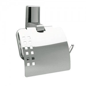 Держатель для туалетной бумаги с крышкой WasserKRAFT Leine К-5025