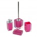 Набор аксессуаров для ванной Ridder Colours S22280502 розовый