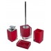 Набор аксессуаров для ванной Ridder Colours S22280506 красный