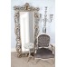 Зеркало напольное в раме LouvreHome Меривейл серебро LH230S