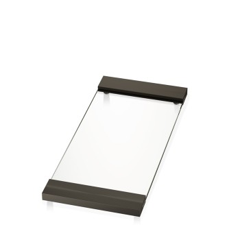 Decor Walther Classic Tab 37 Лоток универсальный 37x17см, прозрачное стекло, настольный, цвет: темная бронза Decor Walther Classic Tab 37 Лоток универсальный 37x17см, прозрачное стекло, настольный, цвет: темная бронза