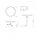 Decor Walther Vision R Косметическое зеркало, цвет: черный матовый Decor Walther Vision R Косметическое зеркало, цвет: черный матовый