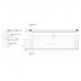 Decor Walther Mikado ABL40 Полочка 40x8.2см, подвесная, цвет: черный матовый