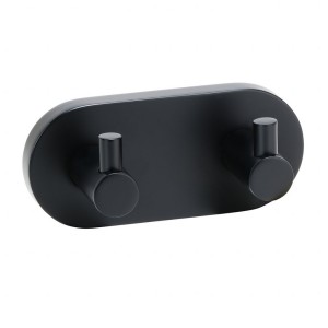 104405200 DARK Крючок двойной, черный BEMETA