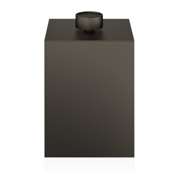Decor Walther DW 76 Корзина для бумаги 17x17x27см, с крышкой, напольная, цвет: темная бронза Decor Walther DW 76 Корзина для бумаги 17x17x27см, с крышкой, напольная, цвет: темная бронза