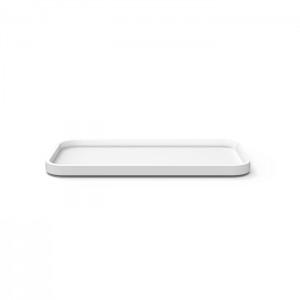 Decor Walther Stone Tab L Поднос, цвет: Белый матовый