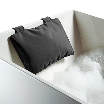 Decor Walther Loft NK Подушка для ванной 32x21см, на двух присосках, нейлон, подвесной, цвет: черный Decor Walther Loft NK Подушка для ванной 32x21см, на двух присосках, нейлон, подвесной, цвет: черный