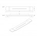 Decor Walther Stone WAN Полка для ванны 95x30см, подвесная, цвет: белый