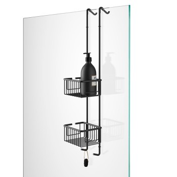 Decor Walther DW HGK2 Корзина универсальная 15x12x70см для душа, подвесная, цвет: черный матовый Decor Walther DW HGK2 Корзина универсальная 15x12x70см для душа, подвесная, цвет: черный матовый